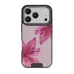 Fragile Beauty - iPhone 17 Pro Case, Elite Dark (MagSafe) / Silver