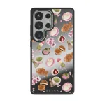 Caf&eacute; Haru - Samsung Galaxy S25 Ultra Case, Elite Mirror Dark (Magnetic) / Silver