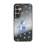 Salty Kiss - Samsung Galaxy S25 Plus Case, Elite Mirror Dark (Magnetic) / Gold