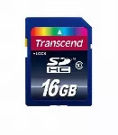 MEMORY SDHC 16GB/CLASS10 TS16GSDHC10 TRANSCEND