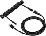 "Sharkoon SGK50 Aviator Kabel Titan/Black (schwarz. 1.85 Meter. Spiralkabel fr SKILLER SGK50 S4)"