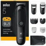 Braun Series 5 All-In-One Style Kit AIO5540, Hair Clipper Black, 9-in-