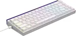 Ajazz NK68 &bdquo;Red Switch&ldquo; valge mehaaniline klaviatuur juhtme ja
