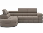 The Carmenn corner sofa is a modern and functional sofa for the living room, combining an impressive modular form with high everyday comfort. With dimensions of 256x220x75-102 cm, this model works perfectly in a spacious relaxation area, offering a c ...