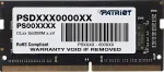 &bdquo;Patriot Signature&ldquo; s&uuml;learvuti m&auml;lumoodul, SODIMM, DDR4, 8 GB, 2666 MHz, CL19 (PSD48G266681S)