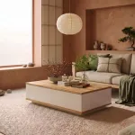 Kohvilaud, Hanah Home, Atlandi m&auml;nd Ka&scaron;miir, 90 x 28,6 x 60