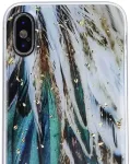 "Gold Glam Case iPhone 11" Feathers
