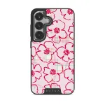 Flower Girl - Samsung Galaxy S25 Case, Elite Dark (Magnetic) / Silver