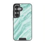 Fresh Breeze - Samsung Galaxy S25 Case, Elite Dark (Magnetic) / Silver