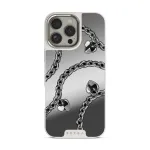 Cold Heart - iPhone 16 Pro Case, Elite Mirror Light (MagSafe) / Silver