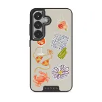 Seaside Muse - Samsung Galaxy S25 Case, Elite Dark (Magnetic) / Silver