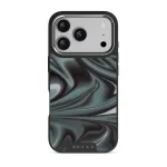 Lightning Strike - iPhone 17 Pro Case, Elite Dark (MagSafe) / Silver