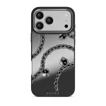 Cold Heart - iPhone 17 Pro Max Case, Elite Mirror Dark (MagSafe) / Silver