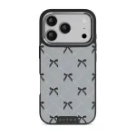 Coquette - iPhone 17 Pro Case, Elite Dark (MagSafe) / Silver