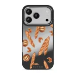 No Crumbs - iPhone 17 Pro Case, Elite Mirror Dark (MagSafe) / Silver