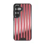 Pomegranate - Samsung Galaxy S25 Case, Elite Mirror Dark (Magnetic) / Gunmetal