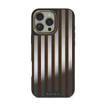 Dark Roast - iPhone 16 Pro Max Case, Elite Mirror Dark (MagSafe) / Gold