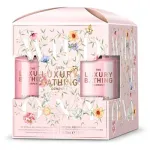 &bdquo;Grace Cole&ldquo; luksuslik kehahoolduskomplekt (pioon, virsik ja vaarikas) &ndash; kehahoolduse kinkekomplekt (3 tk)