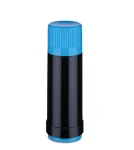 ROTPUNKT klaasist termospudel, mahuga 0,500 l, must-el.-kingfisher (must-sinine)