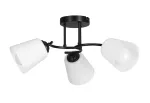 Rippvalgusti Activejet ALMA 3&times;E27, maks. 3&times;40 W, must/valge