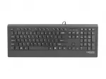 NATEC Barracuda klaviatuur universaalne USB QWERTY Hispaania must
