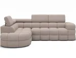 The Carmenn corner sofa is a modern and functional sofa for the living room, combining an impressive modular form with high everyday comfort. With dimensions of 256x220x75-102 cm, this model works perfectly in a spacious relaxation area, offering a c ...