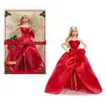 BARBIE HOLIDAY kollektsiooninukk punases kleidis (JJX65)