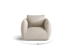 Armchair, "Nimes", 1 Seat, 95.5x87x80 Made in Europe