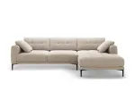 Right Velvet Sofa, "Lazio", 3 Seats, 291x174x86 Made in Europe