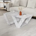Kohvilaud, Hanah Home, Carrara marmor, 110 x 40 x 60