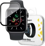 Wozinsky WOZINSKY WATCH GLASS h&uuml;briidklaas, m&otilde;eldud &bdquo;Apple Watch 6&ldquo; 40 mm / &bdquo;Watch 5&ldquo; 40 mm / &bdquo;Watch 4&ldquo; 40 mm / &bdquo;Watch SE&ldquo; 40 mm jaoks, must