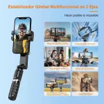Q18"Universal Smart tracking desctop tripod Gimbal Stabilizer Black"