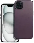 "Magsafe Imitation Leather Case iPhone 15 Plus" Dark Purple