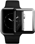 "Ceramic glass 9D full with frame Apple Watch 1/2/3 42 mm" Black