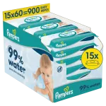 Pampers Aqua Niisked Beebisalvr&auml;tid, 15 Pakki, 900 Niisket Salvr&auml;tikut