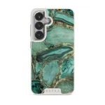 Ubud Jungle - Turquoise Samsung Galaxy S25 Plus Case, Elite Light (Magnetic) / Silver