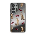 Cougar - Samsung Galaxy S25 Ultra Case, Elite Mirror Dark (Magnetic) / Silver