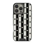 Queen's Court - iPhone 16 Pro Case, Elite Dark (MagSafe) / Silver