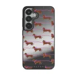 Always Late - Samsung Galaxy S25 Plus Case, Elite Mirror Dark (Magnetic) / Silver