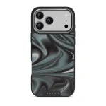 Lightning Strike - iPhone 17 Pro Max Case, Elite Dark (MagSafe) / Silver