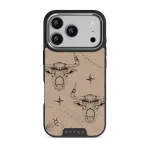 Taurus - iPhone 17 Pro Case, Elite Dark (MagSafe) / Silver / Beige