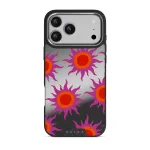 Sunset Glow - iPhone 17 Pro Max Case, Elite Mirror Dark (MagSafe) / Silver