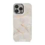 Vanilla Sand - Marble iPhone 16 Pro Max Case, Elite Light (MagSafe) / Silver