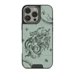 Virgo - iPhone 16 Pro Max Case, Elite Dark (MagSafe) / Silver / Turquoise