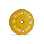 Raskusketas HAMMER Bumper Plate, Yellow, 50mm, 15 kg