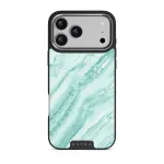 Fresh Breeze - iPhone 17 Pro Max Case, Elite Dark (MagSafe) / Silver