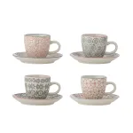Espressotass ja alustass C&eacute;cile, mitmev&auml;rviline, 82069527