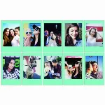 Fujifilm Fotoplaadid Instax MINI Sky Blue Raam 10 tk.