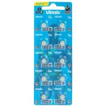 Alkaline mini nupupatarei Vinnic G1 / AG1 / L621 / LR60 blister, 10 tk.