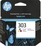 HP originaal 3-v&auml;rviline tindikassett 303